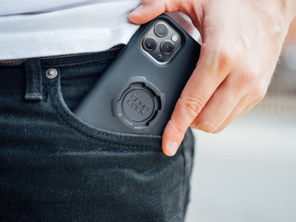 quad lock case easily fits in pocket