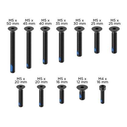 Replacement - PRO Screw Set Black