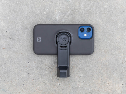 quad lock tripod adaptor with iphone 12 mini